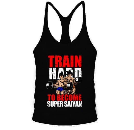 Brand Sexy Men Fitness Tank Tops TRAIN print Bodybuilding Men O-Neck Sleeveless Shirt Muscle Cotton Tank Top men vest Singlets - Yallafit