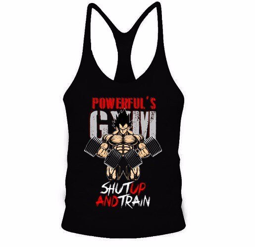 Brand Sexy Men Fitness Tank Tops TRAIN print Bodybuilding Men O-Neck Sleeveless Shirt Muscle Cotton Tank Top men vest Singlets - Yallafit