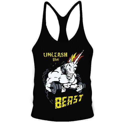 Brand Sexy Men Fitness Tank Tops TRAIN print Bodybuilding Men O-Neck Sleeveless Shirt Muscle Cotton Tank Top men vest Singlets - Yallafit