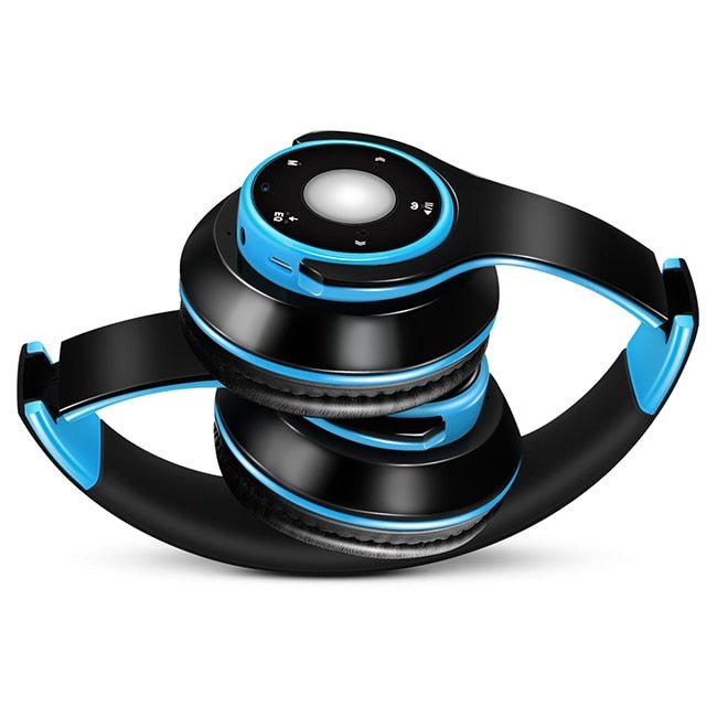 Built-in MP3 Player Sports Headphones Wireless Bluetooth Stero Headset with Microphone Earphone Headphone for Running Gym - Yallafit