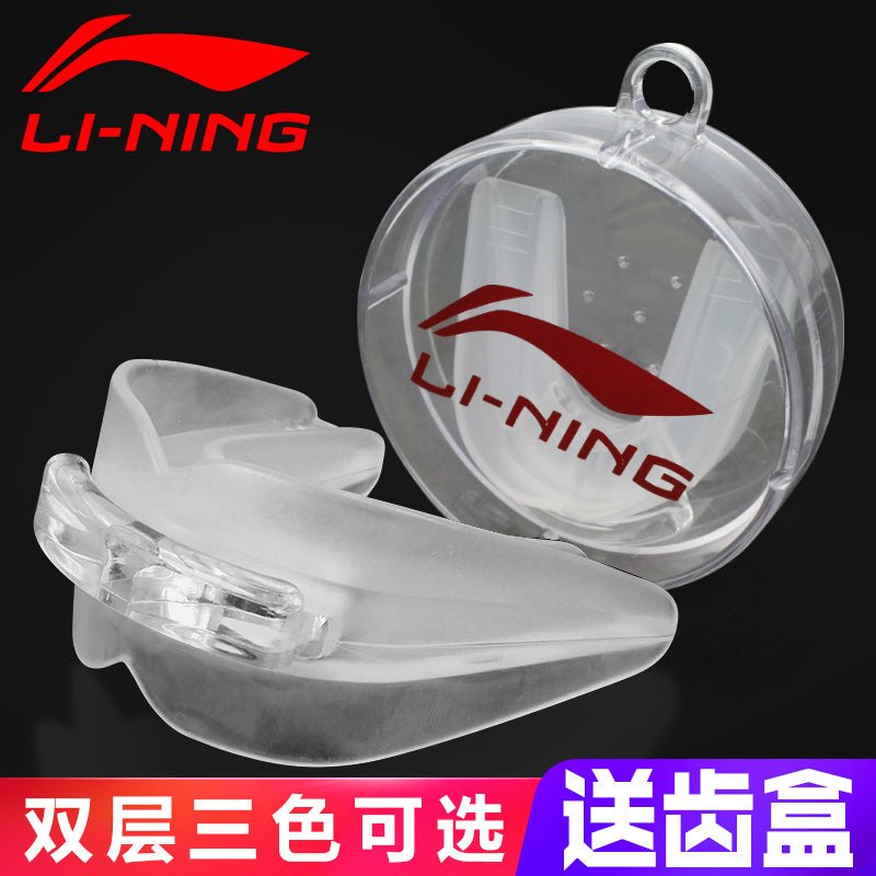 Cabbage Price Li Ning Tooth Protection Adult and Children Universal Tooth Socket Basketball Taekwondo Fighting Tooth Protection Boxing Fighting Sanda - Yallafit