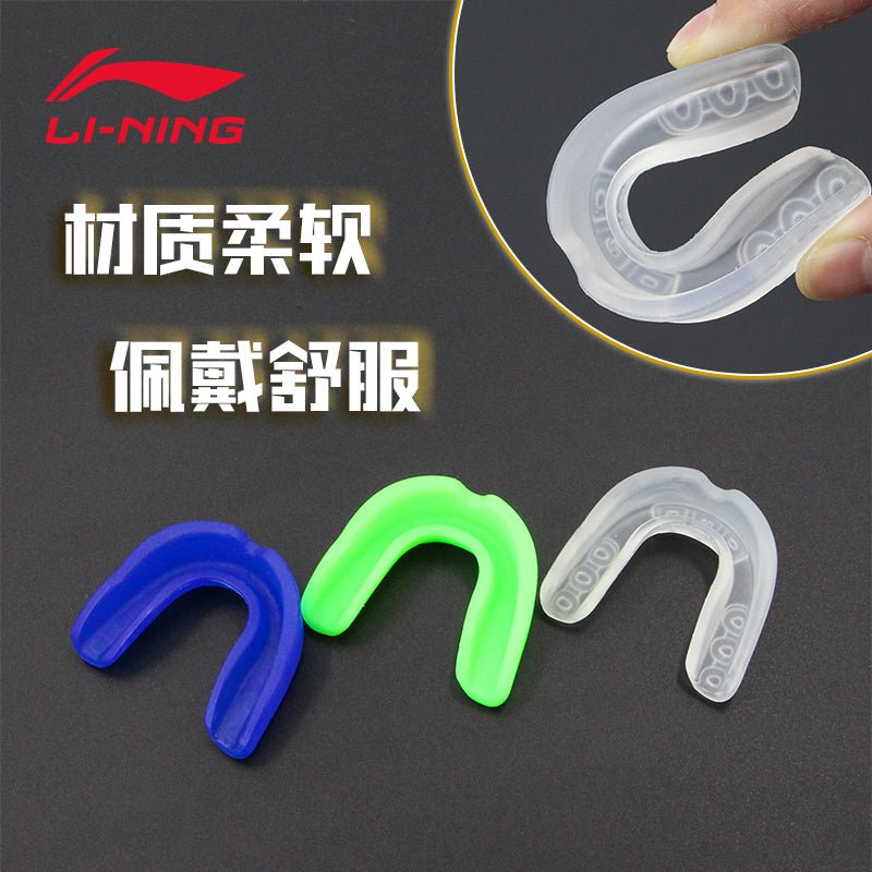 Cabbage Price Li Ning Tooth Protection Adult and Children Universal Tooth Socket Basketball Taekwondo Fighting Tooth Protection Boxing Fighting Sanda - Yallafit