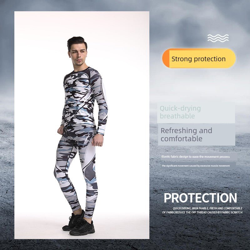 Camouflage Digital Printing Men's Stretch Outdoor Trousers - Yallafit
