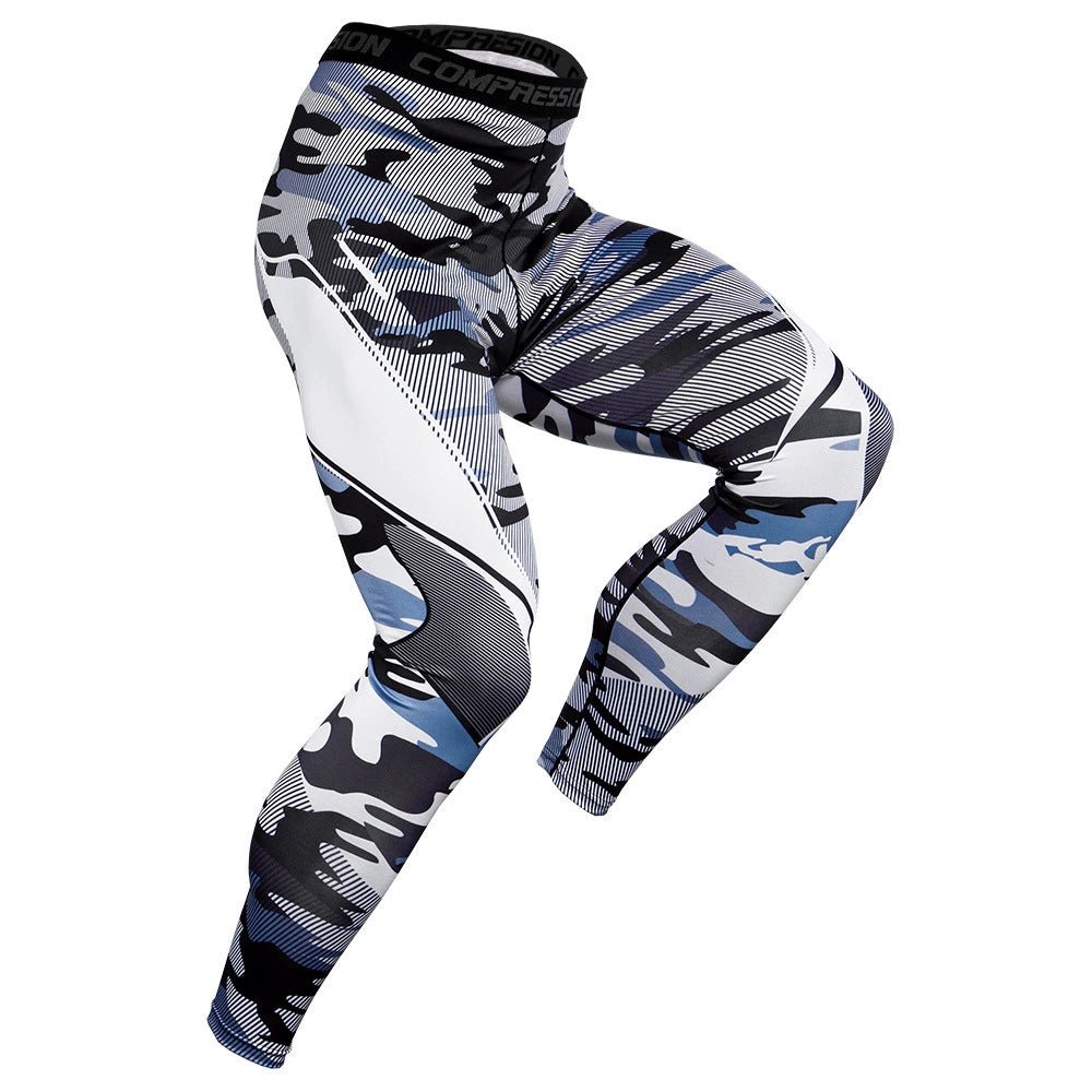 Camouflage Digital Printing Men's Stretch Outdoor Trousers - Yallafit