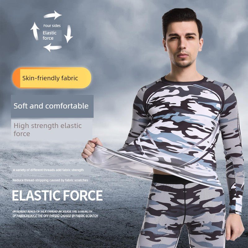 Camouflage Digital Printing Men's Stretch Outdoor Trousers - Yallafit
