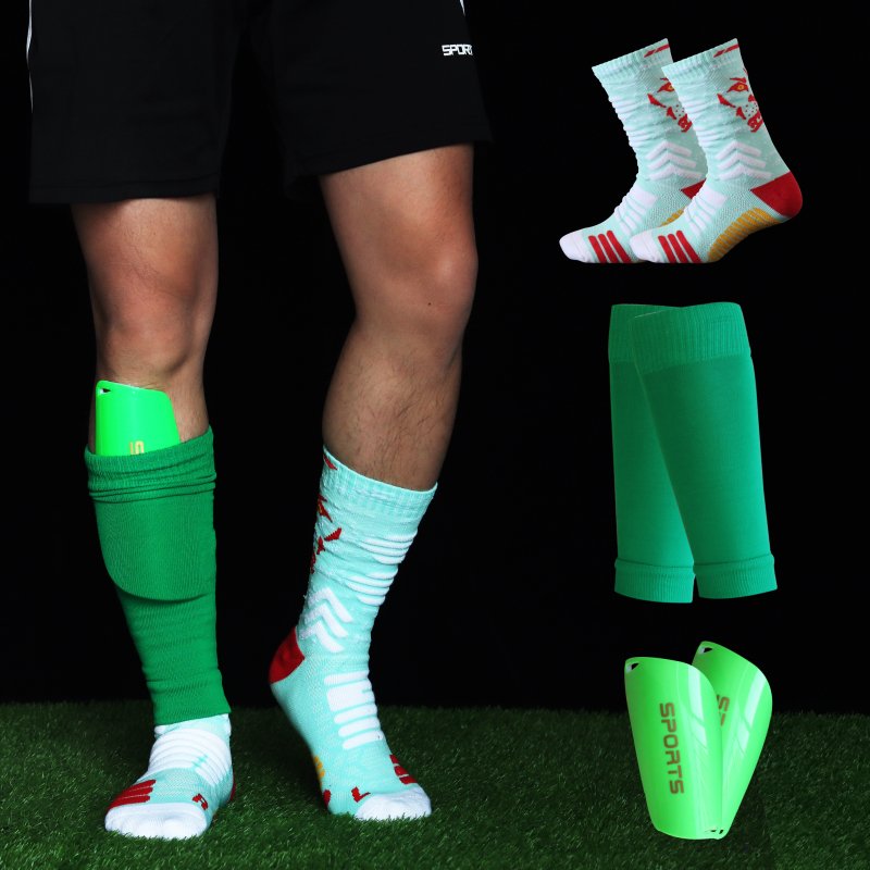 Children Adult Professional Thickening Football Tube Socks Student Leg Guard Foot Sock Boys Actual Combat Training Socks - Yallafit