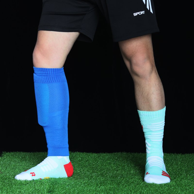 Children Adult Professional Thickening Football Tube Socks Student Leg Guard Foot Sock Boys Actual Combat Training Socks - Yallafit