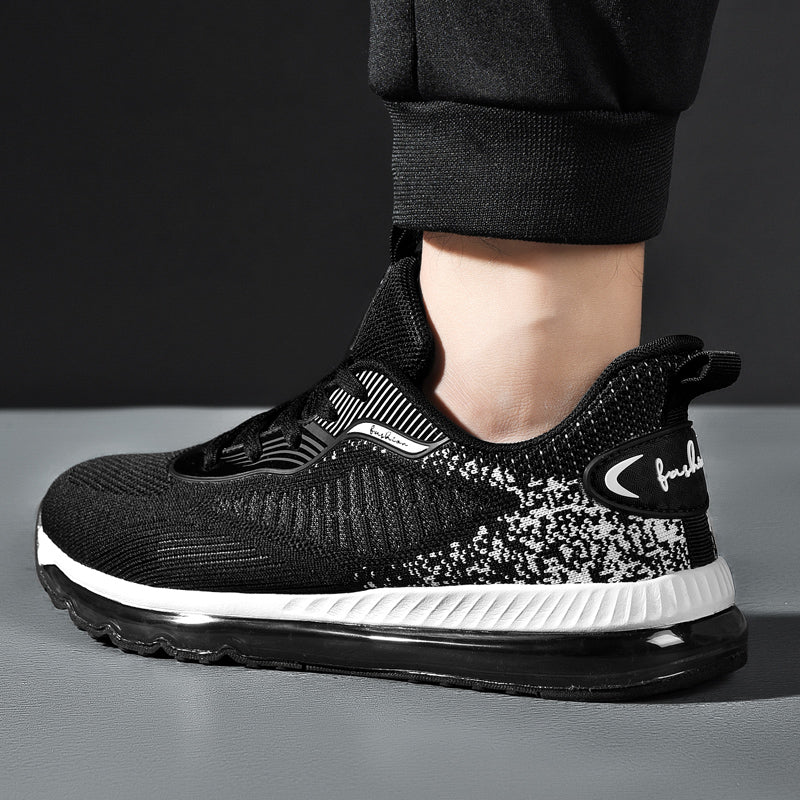 Chinese Fad plus Size Velvet Full Length Air Sole Student Men's Shoes - Yallafit