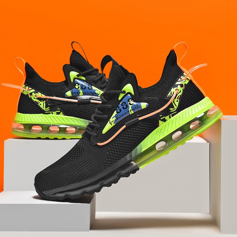 Chinese Fad plus Size Velvet Full Length Air Sole Student Men's Shoes - Yallafit