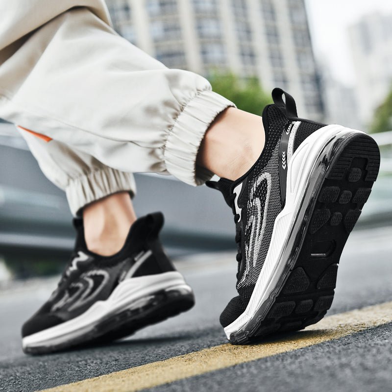 Chinese Fad plus Size Velvet Full Length Air Sole Student Men's Shoes - Yallafit