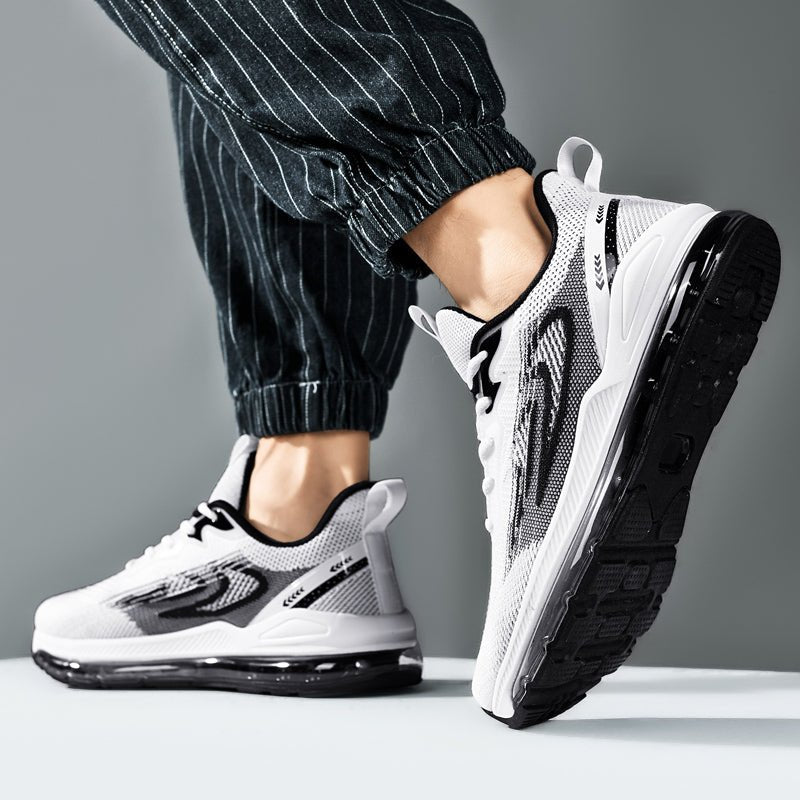 Chinese Fad plus Size Velvet Full Length Air Sole Student Men's Shoes - Yallafit