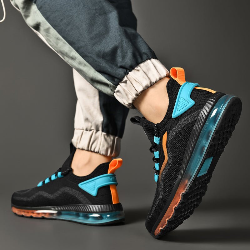 Chinese Fad plus Size Velvet Full Length Air Sole Student Men's Shoes - Yallafit