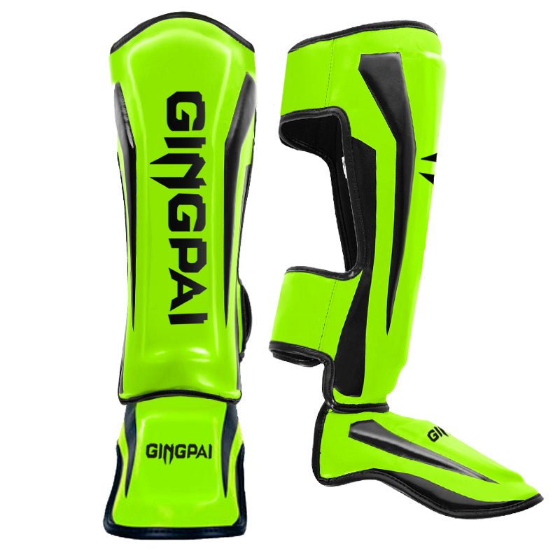 Competitive Sanda Shin & Instep Guard Thickened Adult Muay Thai Shin Guard Professional Children Shank Protection Shin Fight Protective Gear - Yallafit