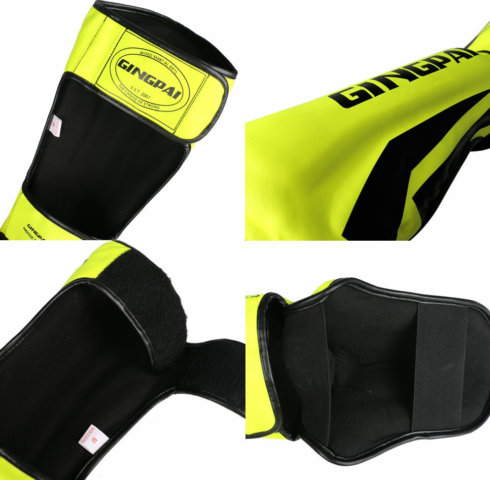 Competitive Sanda Shin & Instep Guard Thickened Adult Muay Thai Shin Guard Professional Children Shank Protection Shin Fight Protective Gear - Yallafit