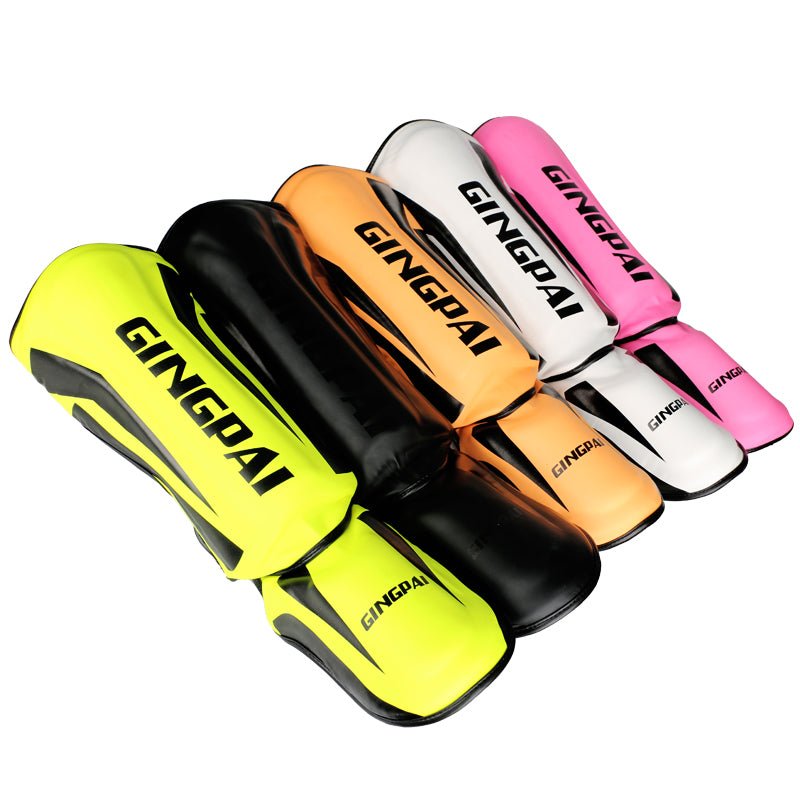 Competitive Sanda Shin & Instep Guard Thickened Adult Muay Thai Shin Guard Professional Children Shank Protection Shin Fight Protective Gear - Yallafit
