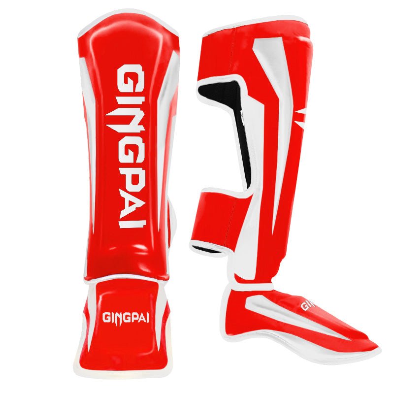 Competitive Sanda Shin & Instep Guard Thickened Adult Muay Thai Shin Guard Professional Children Shank Protection Shin Fight Protective Gear - Yallafit