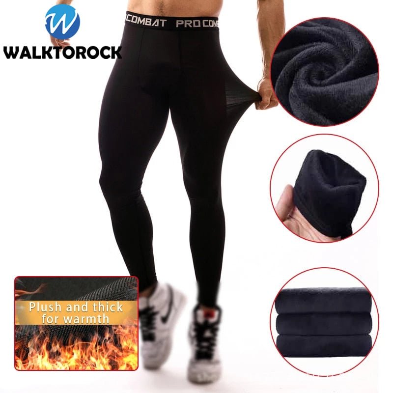 Compression Pants Mens Gym Leggings Sport Training Pants Men Running Tights Trousers Men Sportswear Dry Quick Fit Jogging Pants - Yallafit