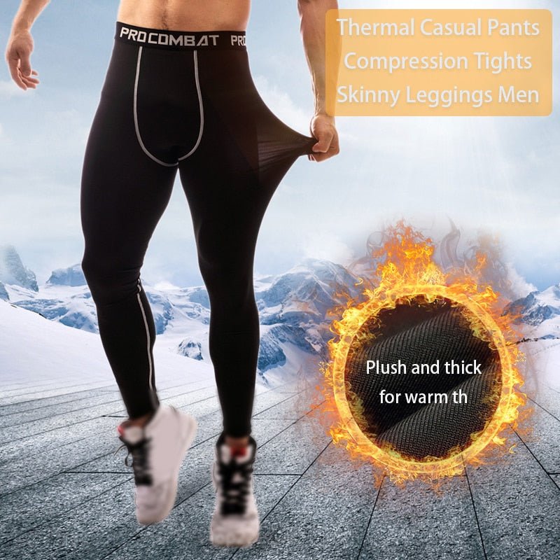 Compression Pants Mens Gym Leggings Sport Training Pants Men Running Tights Trousers Men Sportswear Dry Quick Fit Jogging Pants - Yallafit