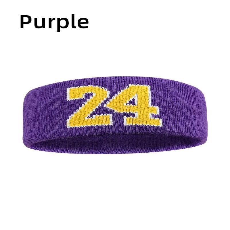 Cotton Athletic Headband Elastic Sweatband Protection Basketball Sport Adult Kids Gym Fitness Sweat Hair Band Volleyball Tennis - Yallafit