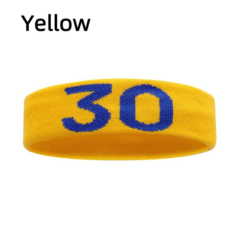 Cotton Athletic Headband Elastic Sweatband Protection Basketball Sport Adult Kids Gym Fitness Sweat Hair Band Volleyball Tennis - Yallafit