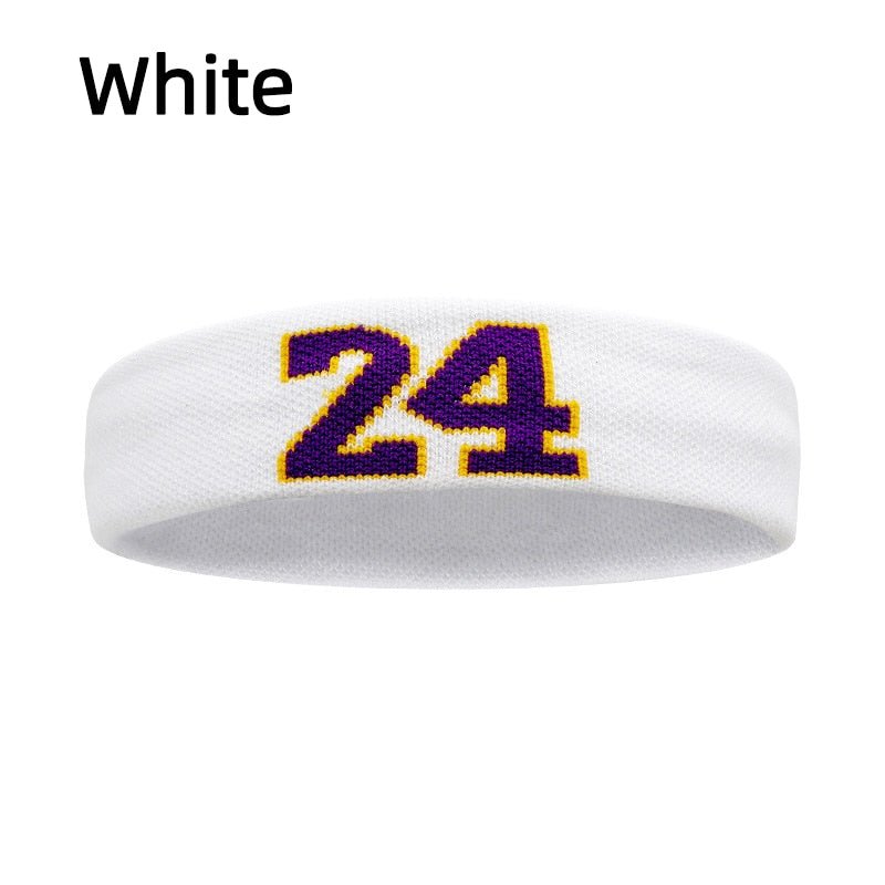Cotton Athletic Headband Elastic Sweatband Protection Basketball Sport Adult Kids Gym Fitness Sweat Hair Band Volleyball Tennis - Yallafit