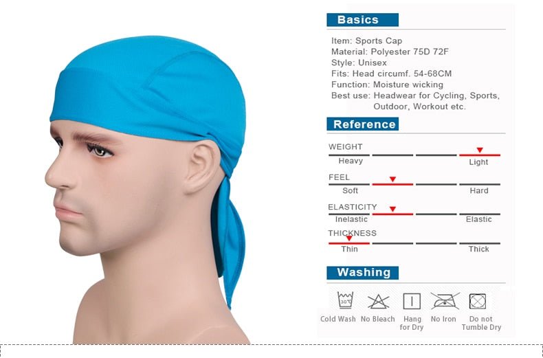 Cycling Bandana Bicycle Cap Outdoor Sport Bandanas Motor Cycle Head Scarf Ciclismo Balaclava Bicycle Bike Headwear - Yallafit