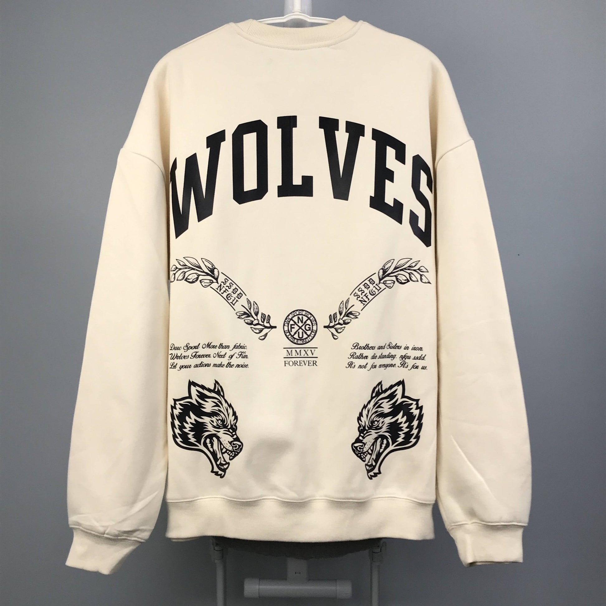 Darc Crewneck Sweatshirt DTG Printing Technique Men Hoodie Volwassen Fleece Gym Workout Trainingspakken Tracksuits US Size - Yallafit