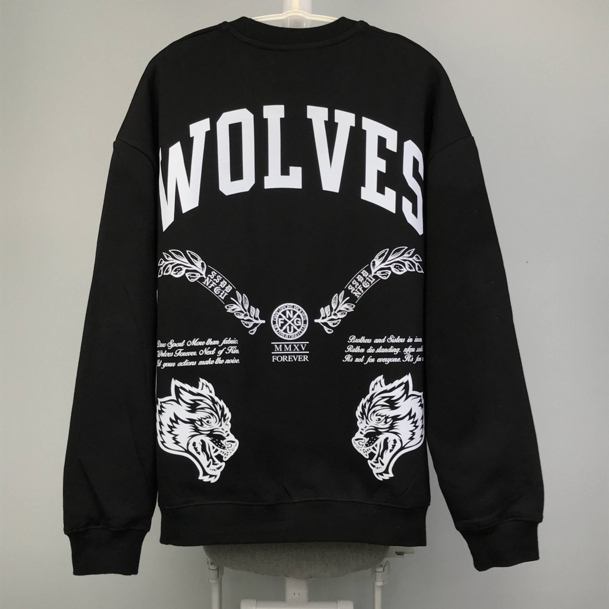 Darc Crewneck Sweatshirt DTG Printing Technique Men Hoodie Volwassen Fleece Gym Workout Trainingspakken Tracksuits US Size - Yallafit