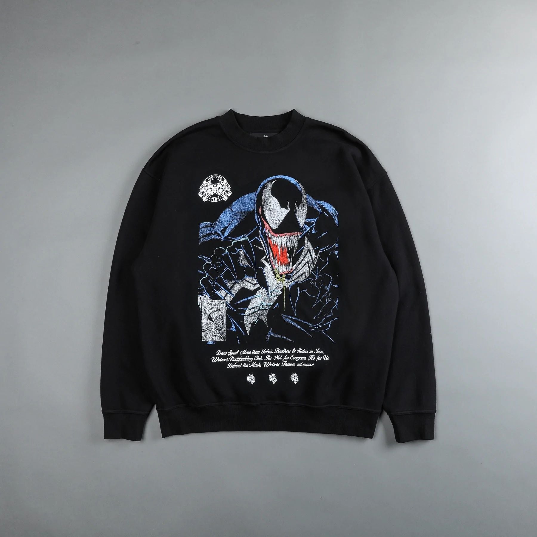 Darc Crewneck Sweatshirt DTG Printing Technique Men Hoodie Volwassen Fleece Gym Workout Trainingspakken Tracksuits US Size - Yallafit