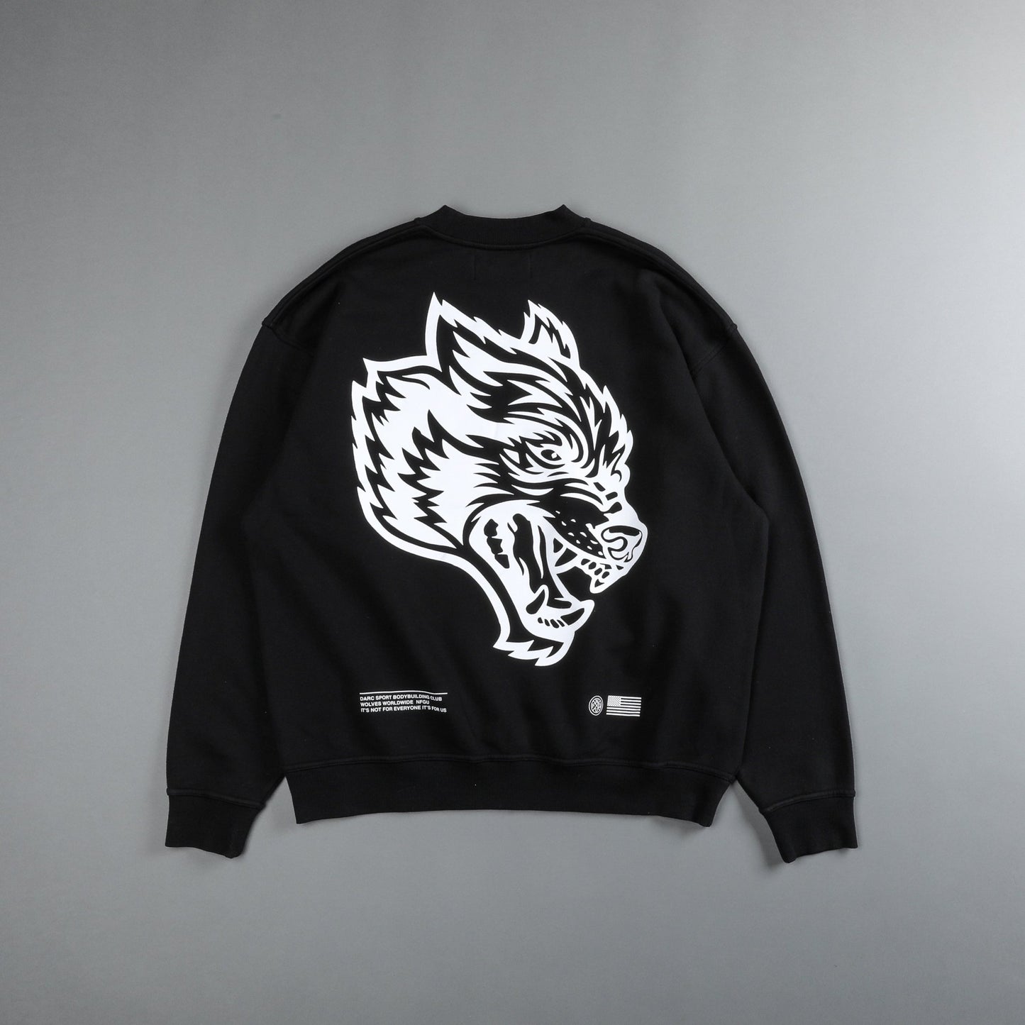 Darc Crewneck Sweatshirt DTG Printing Technique Men Hoodie Volwassen Fleece Gym Workout Trainingspakken Tracksuits US Size - Yallafit