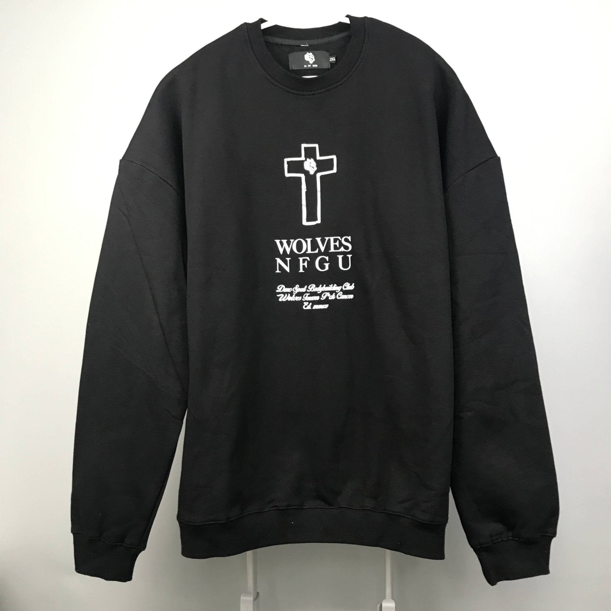 Darc Crewneck Sweatshirt DTG Printing Technique Men Hoodie Volwassen Fleece Gym Workout Trainingspakken Tracksuits US Size - Yallafit