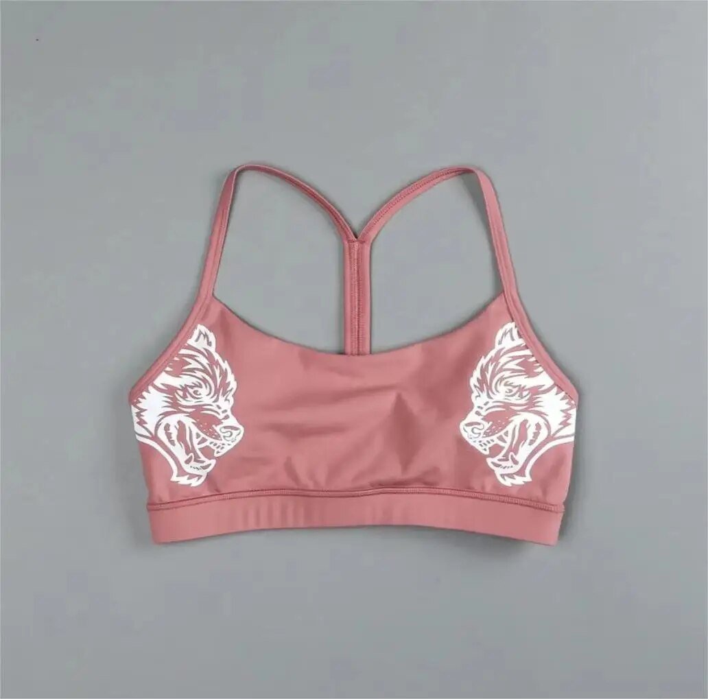 Darc SHE Bras Sports Women Cross Sexy Tops Yoga Fitness Push Up Elastic Breathable Running Workout Female Gym Bras Underwear - Yallafit