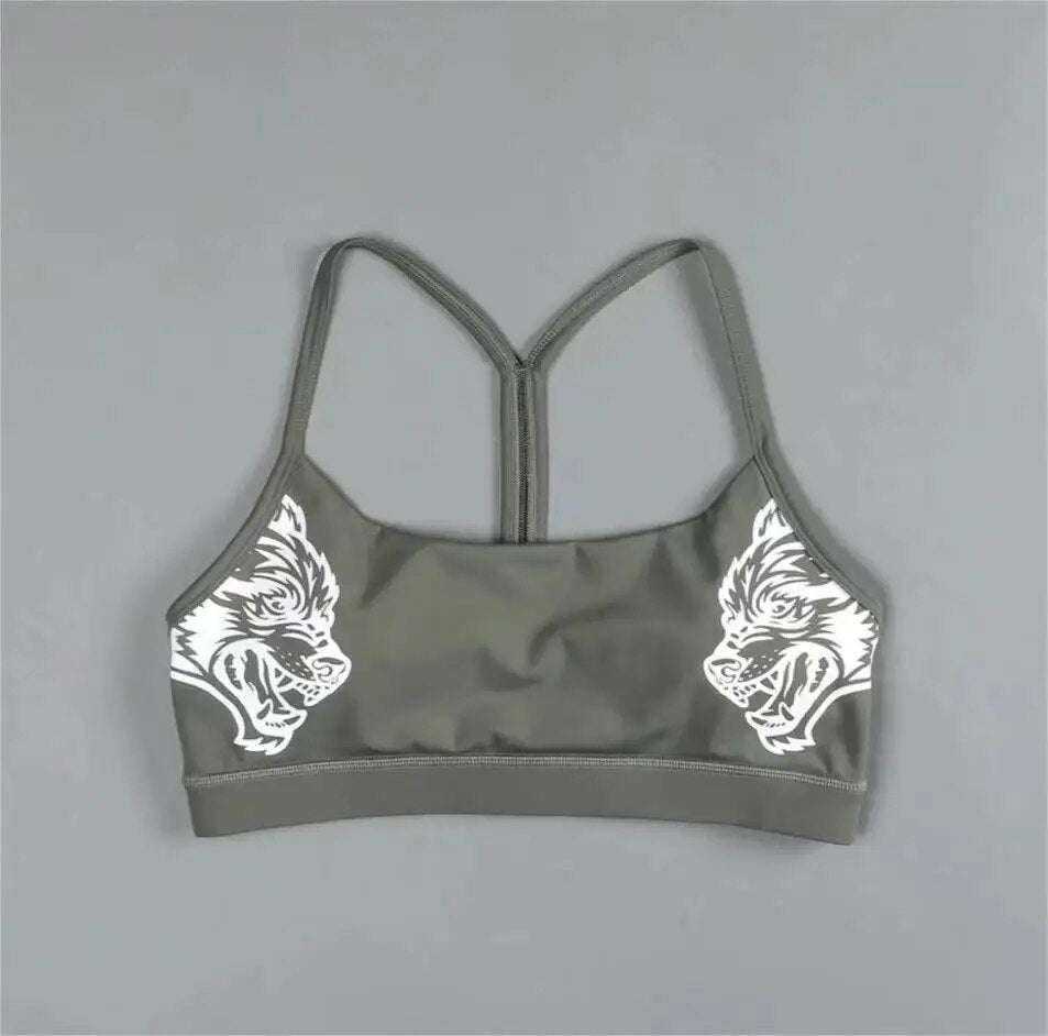 Darc SHE Bras Sports Women Cross Sexy Tops Yoga Fitness Push Up Elastic Breathable Running Workout Female Gym Bras Underwear - Yallafit