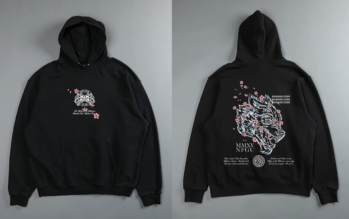 Darc Sport Wolves Hoodies Pullover Graphic Oversized Gym Workout Men Clothing Darcsport Designer New In Hoodies & Sweatshirts - Yallafit