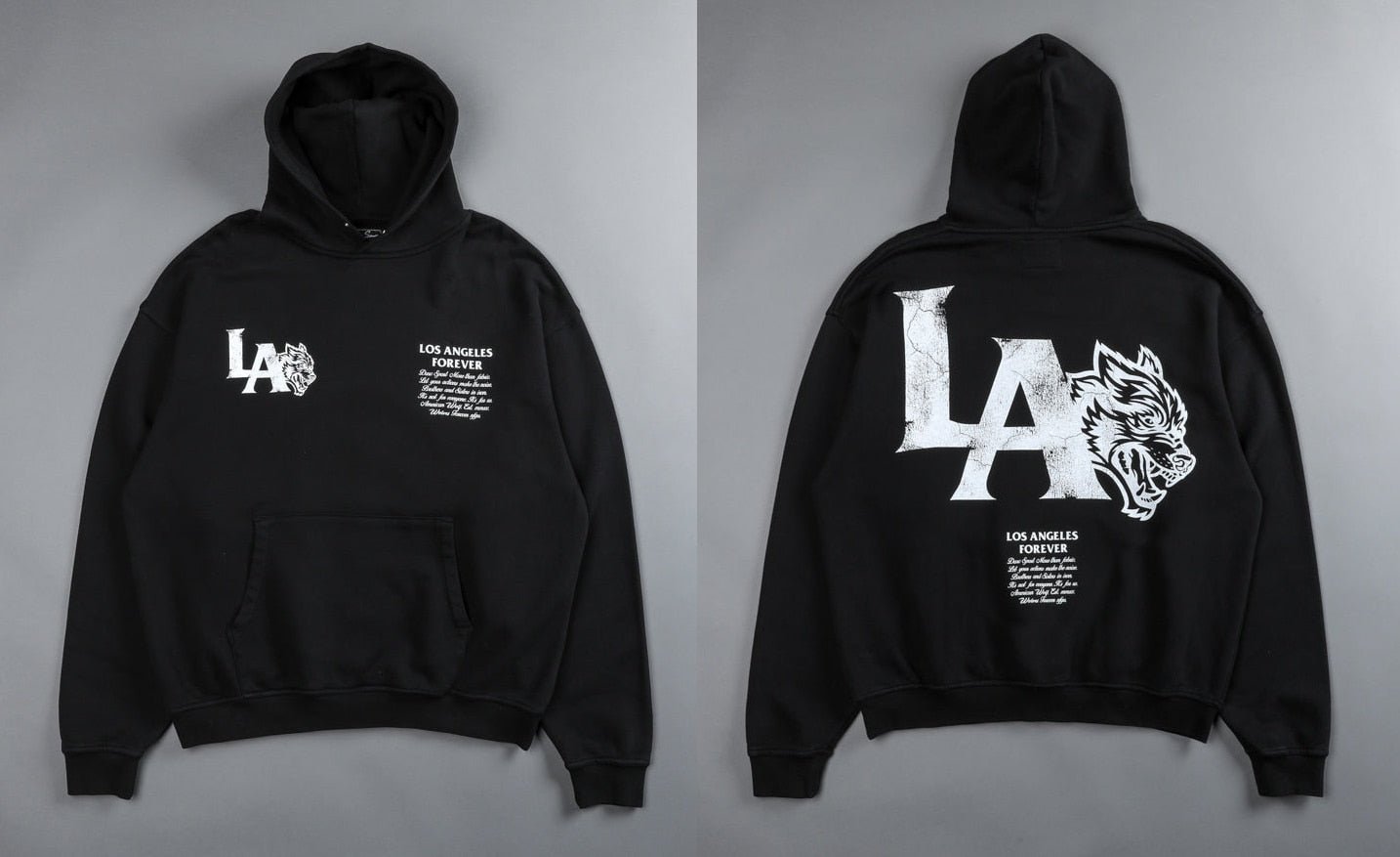 Darc Sport Wolves Hoodies Pullover Graphic Oversized Gym Workout Men Clothing Darcsport Designer New In Hoodies & Sweatshirts - Yallafit