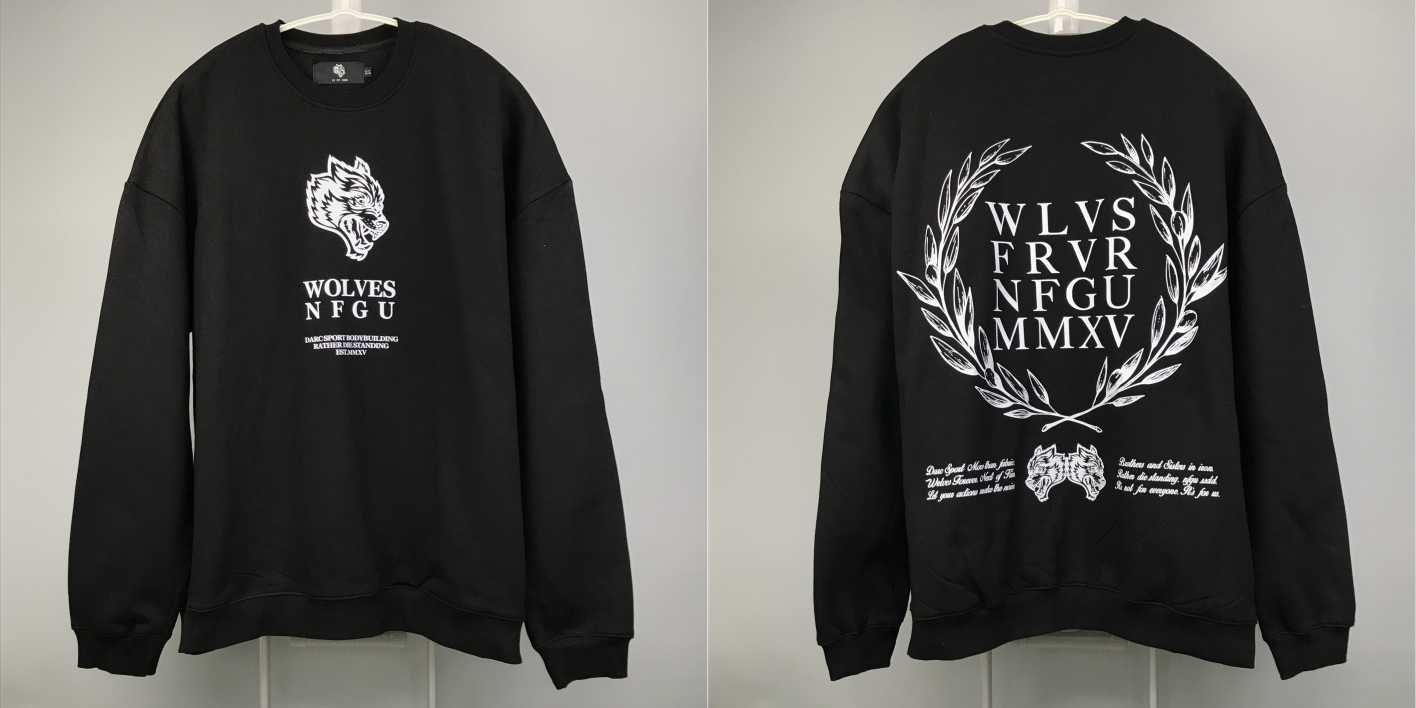 DARC Sweatshirt Hoodies Men Women Fleece Crewneck GYM WORKOUT Tracksuits Streetwear Mens Clothes US Size - Yallafit