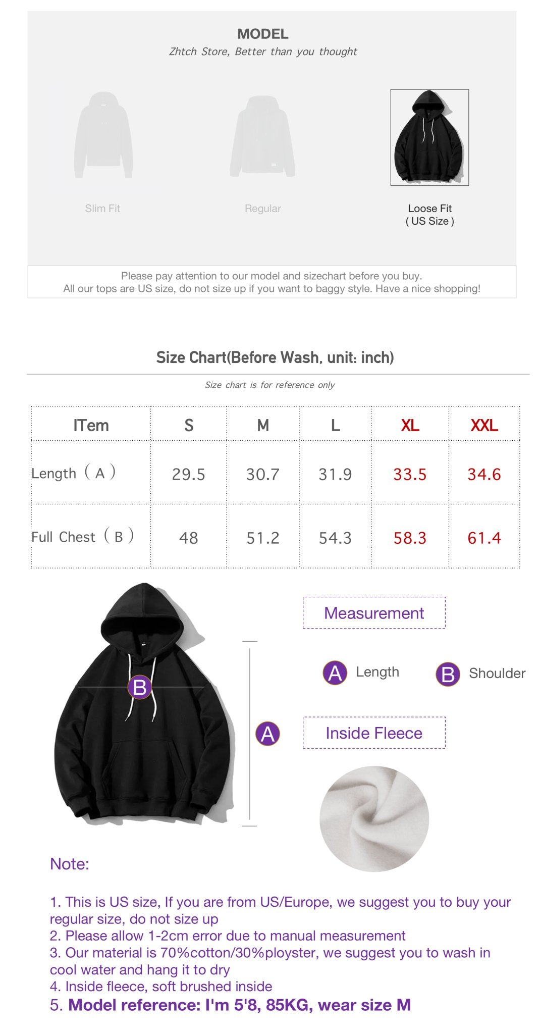 DARC Sweatshirt Hoodies Men Women Fleece Crewneck GYM WORKOUT Tracksuits Streetwear Mens Clothes US Size - Yallafit