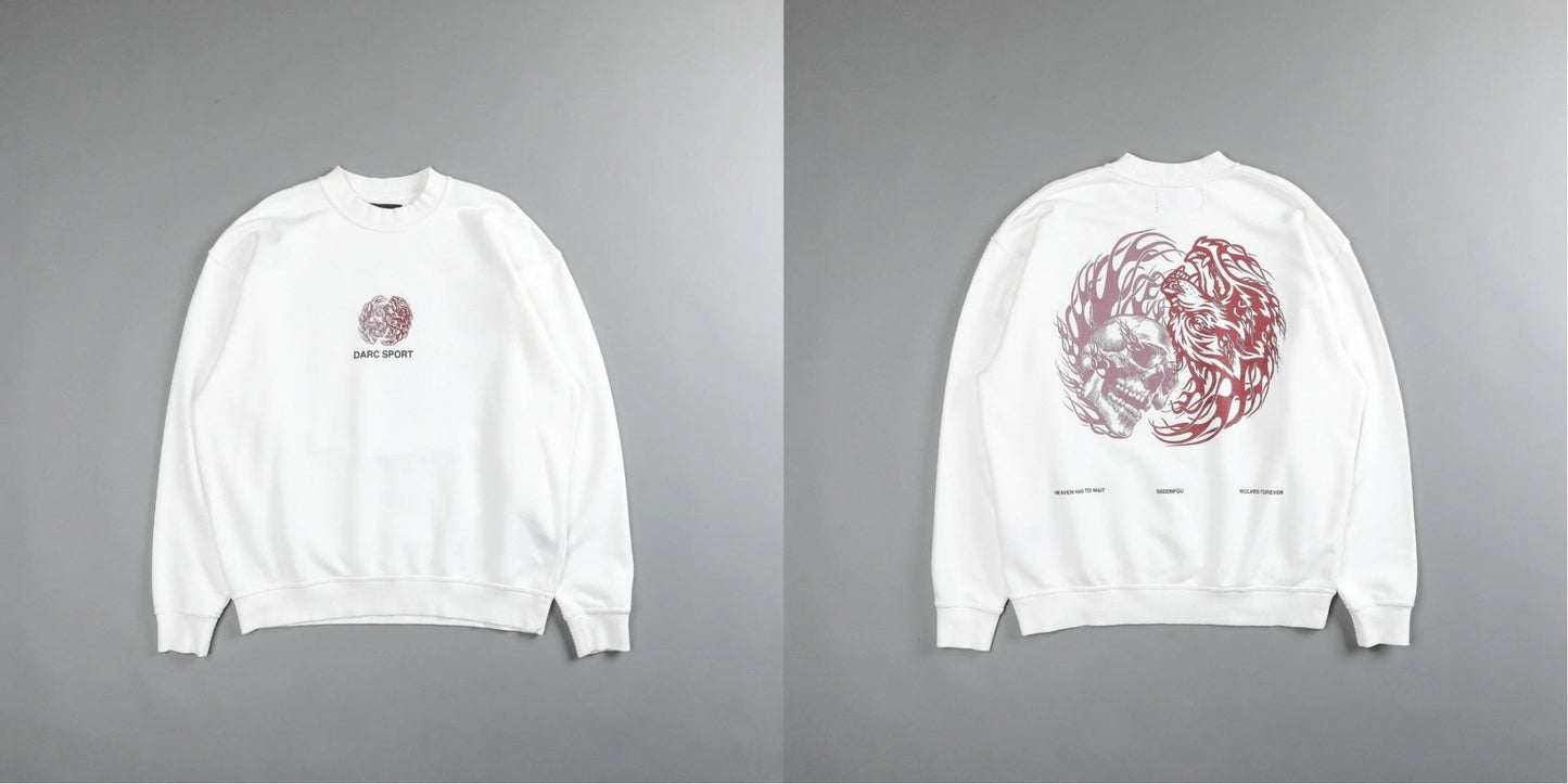 DARC Sweatshirt Hoodies Men Women Fleece Crewneck GYM WORKOUT Tracksuits Streetwear Mens Clothes US Size - Yallafit