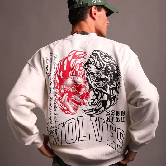 DARC Sweatshirt Hoodies Men Women Fleece Crewneck GYM WORKOUT Tracksuits Streetwear Mens Clothes US Size - Yallafit