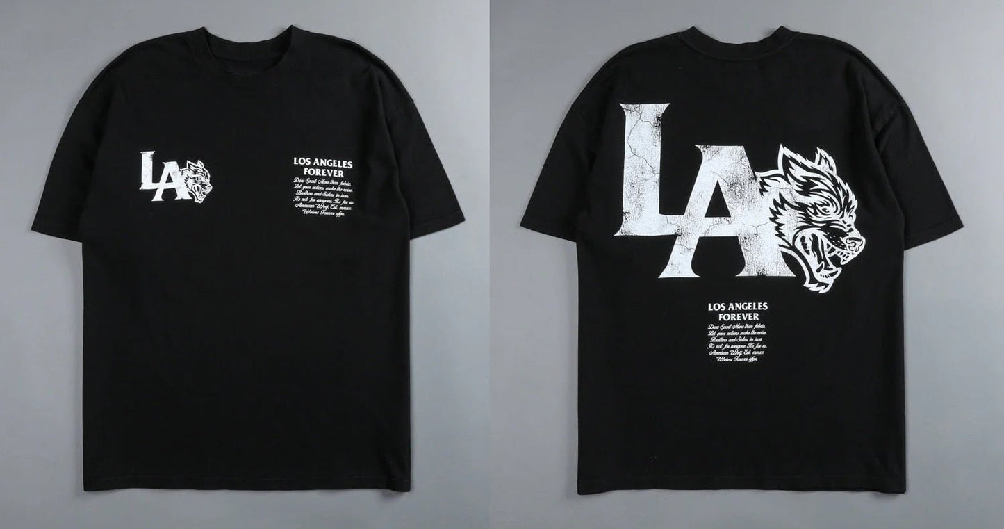 Darc Wolf Sport T-shirts Oversized Graphic DTG Printing Technique Workout Gym Fitness Men Short Sleeve Tees Darc Wolves T Shirts - Yallafit