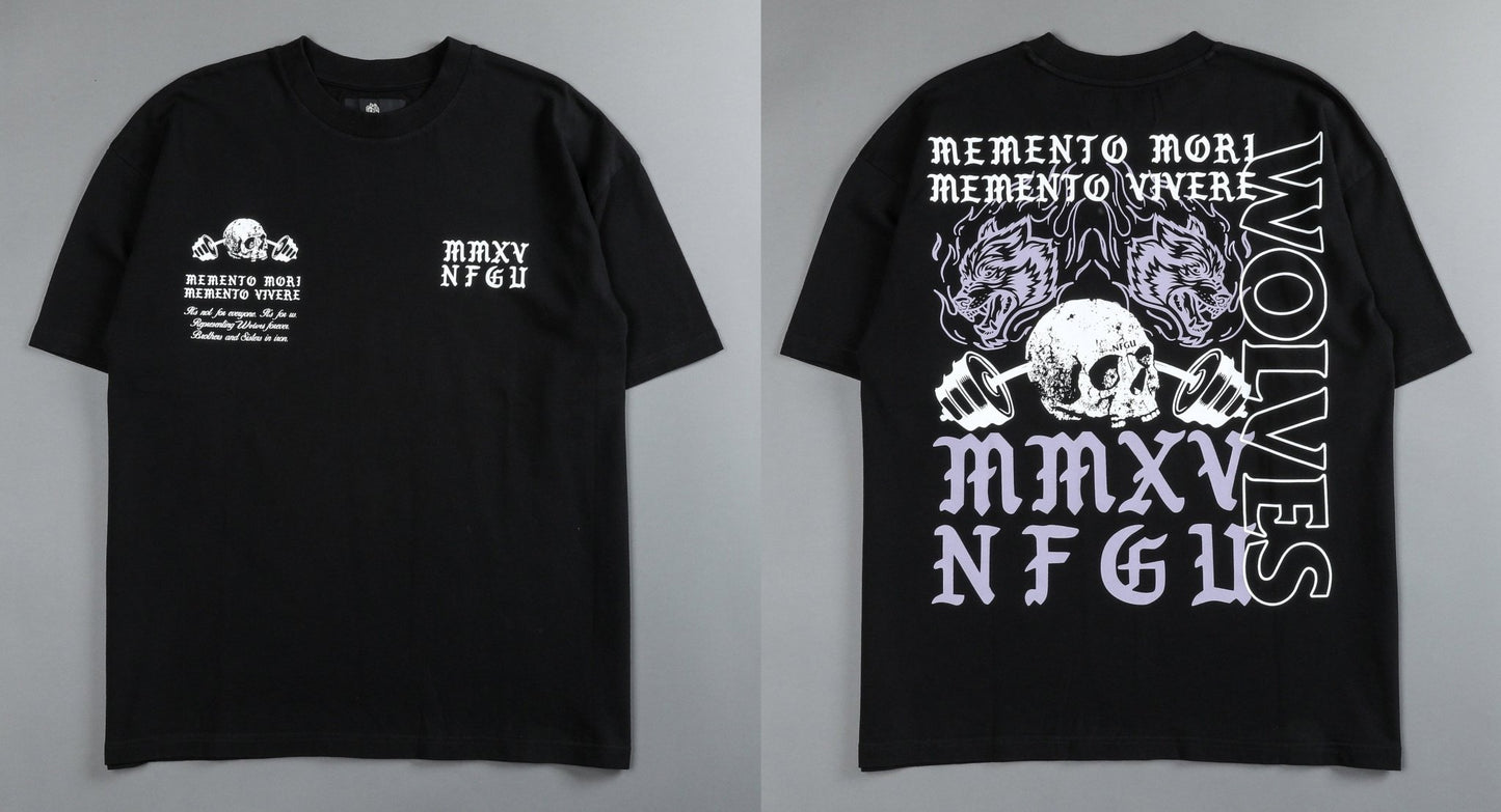 Darc Wolf Sport T-shirts Oversized Graphic DTG Printing Technique Workout Gym Fitness Men Short Sleeve Tees Darc Wolves T Shirts - Yallafit