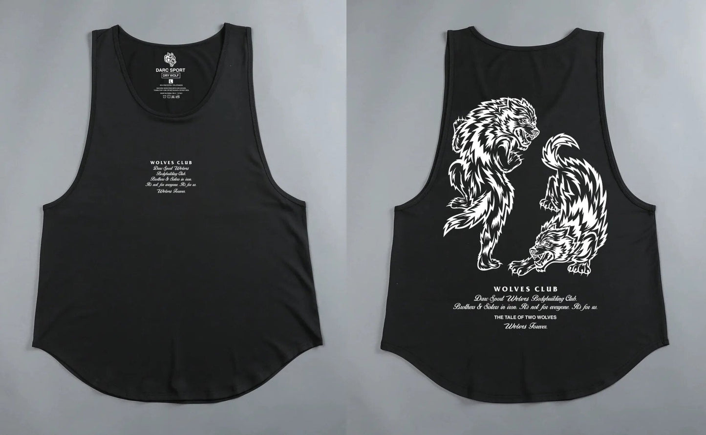 DarcSport Tank Tops Gym Bodybuilding Fitness Men Clothing Basketball Running Workout US Size Darcsport Tanks - Yallafit