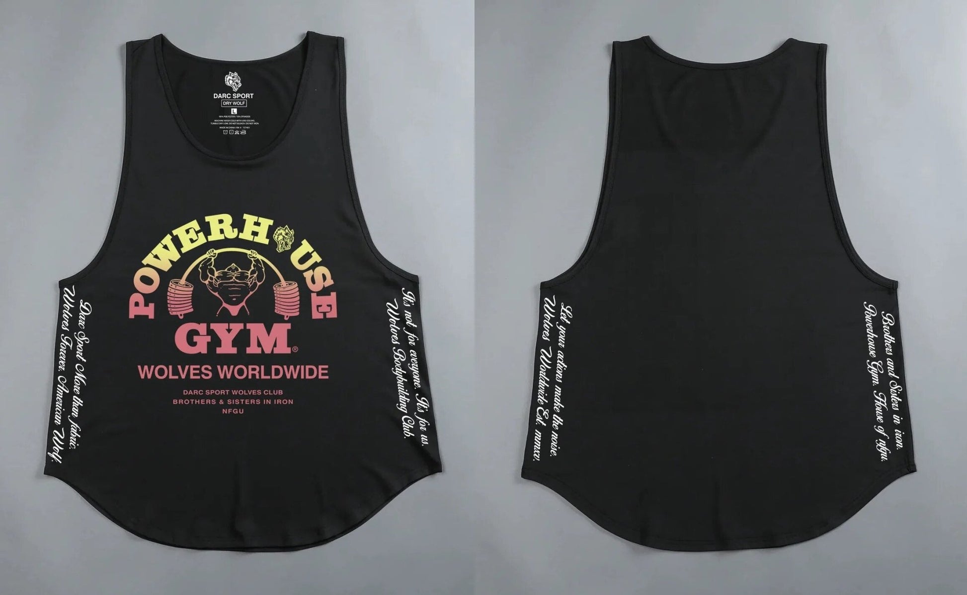 DarcSport Tank Tops Gym Bodybuilding Fitness Men Clothing Basketball Running Workout US Size Darcsport Tanks - Yallafit