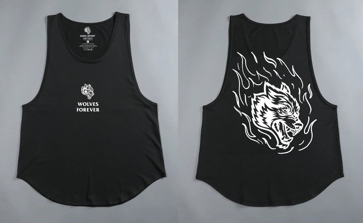 DarcSport Tank Tops Gym Bodybuilding Fitness Men Clothing Basketball Running Workout US Size Darcsport Tanks - Yallafit