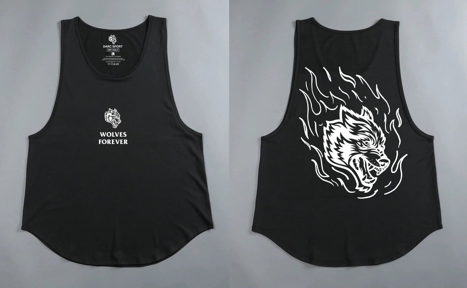 DarcSport Tank Tops Gym Bodybuilding Fitness Men Clothing Basketball Running Workout US Size Darcsport Tanks - Yallafit