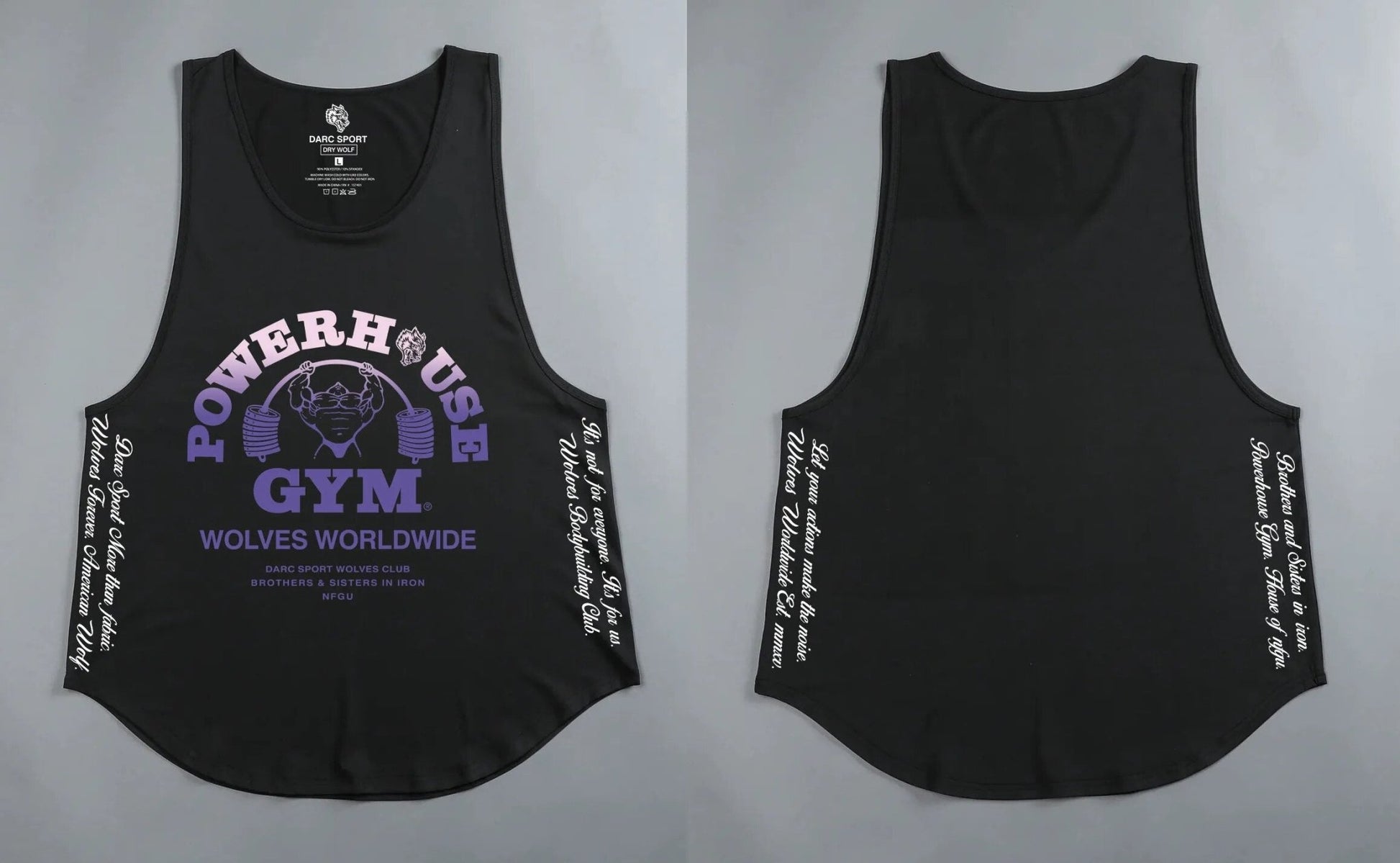 DarcSport Tank Tops Gym Bodybuilding Fitness Men Clothing Basketball Running Workout US Size Darcsport Tanks - Yallafit