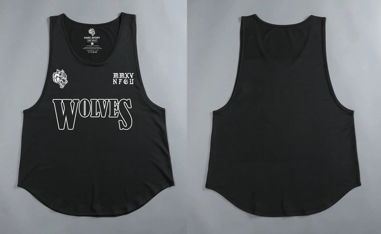 DarcSport Tank Tops Gym Bodybuilding Fitness Men Clothing Basketball Running Workout US Size Darcsport Tanks - Yallafit