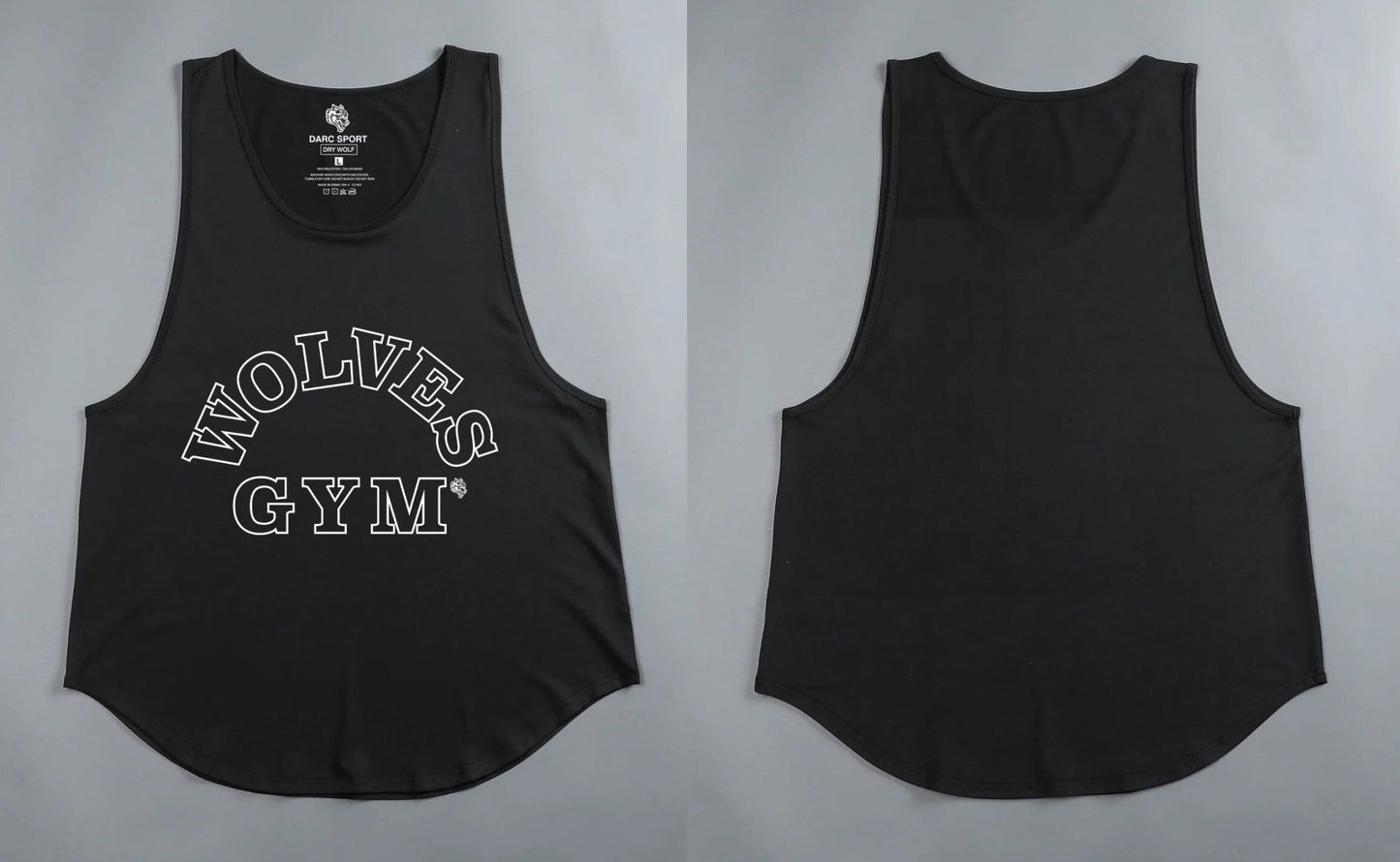 DarcSport Tank Tops Gym Bodybuilding Fitness Men Clothing Basketball Running Workout US Size Darcsport Tanks - Yallafit