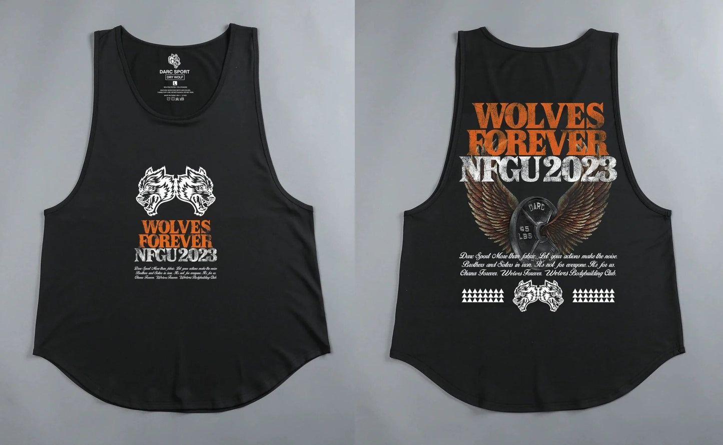 DarcSport Tank Tops Gym Bodybuilding Fitness Men Clothing Basketball Running Workout US Size Darcsport Tanks - Yallafit