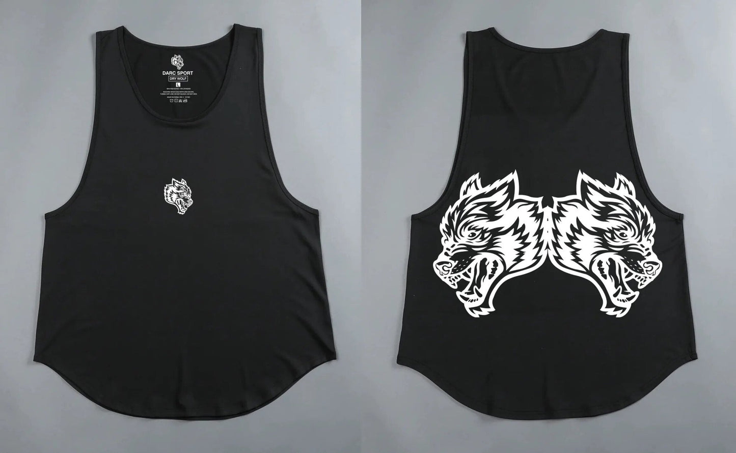 DarcSport Tank Tops Gym Bodybuilding Fitness Men Clothing Basketball Running Workout US Size Darcsport Tanks - Yallafit